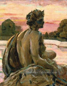 James Carroll Beckwith œuvres - L’une des figures du Parterre dEau Impressionniste James Carroll Beckwith